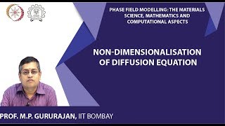 Nondimensionalisation of diffusion equation [upl. by Dlonyar]