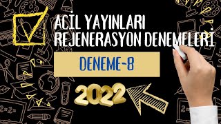 ACİL YAYINLARI REJENERASYON DENEMELERİ Deneme8 [upl. by Ahsirt]