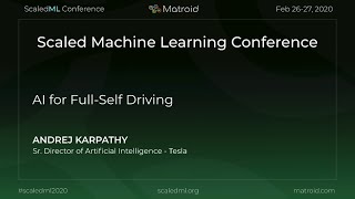 Andrej Karpathy  AI for FullSelf Driving at Tesla [upl. by Hairas878]