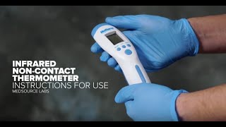 MedSource Labs NonContact Infrared Thermometer [upl. by Worthington]