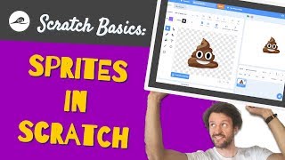 Scratch Sprites for Beginners  How to Make Draw Upload and Download Sprites in Scratch 3 [upl. by Ettegdirb357]