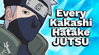 Every Kakashi Hatake Jutsu [upl. by Einnek]