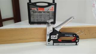 HOW TO USE STAPLER  NAILER [upl. by Leuqer]