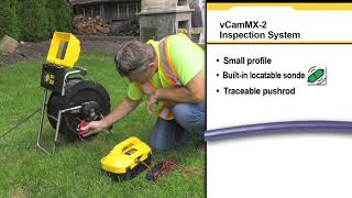 Vivax Metrotech vCamMX2 Mini Sewer Camera [upl. by Adnolat]