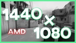 HOW TO CSGO 1440x1080 43 RESOLUTION AMD [upl. by Posner513]