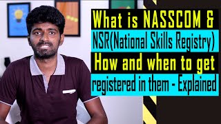 What do you know about NASSCOM and NSR being a software engineer  Telugu  2021 [upl. by Aehtorod]