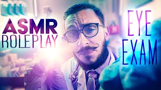 ASMR ROLEPLAY 👨🏻‍⚕️EYE Exam amp Vision Tests 👁️FLASHLIGHT 🔦 [upl. by Arabrab]