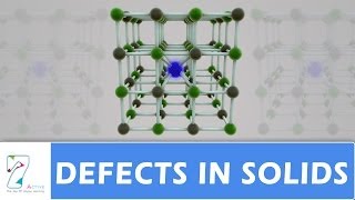 DEFECTS IN SOLIDS [upl. by Oneida]