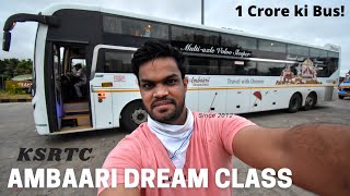 KSRTC Ambaari Dream Class Volvo B11R Multi Axle AC Sleeper Bus Journey [upl. by Ytoc68]