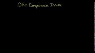 Other Comprehensive Income [upl. by Feucht]