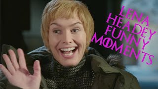 Lena Headey Funny Moments [upl. by Allehs828]