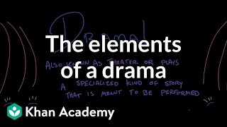 The elements of a drama  Reading  Khan Academy [upl. by Arayc]