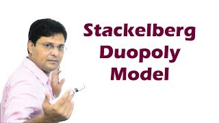 Stackelberg Duopoly Model in Hindi [upl. by Annoyt]