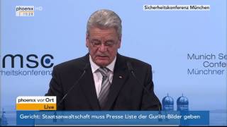 Münchner Sicherheitskonferenz  Rede von Joachim Gauck am 31012014 [upl. by Nay]