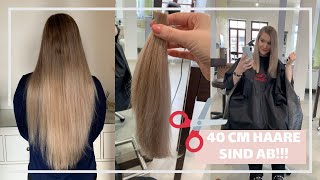 40 cm Haare sind ab  Vorher  Nachher [upl. by Nowyt]