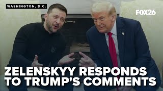 Zelenskyy responds to Trumps comments [upl. by Brubaker]