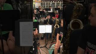 8thGrade Saxophone Player Burns Through Flight Of The Bumblebee [upl. by Rondon145]