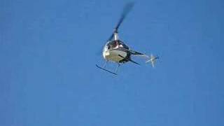 0Speed Autorotation from 100200 feet R22 helicopter [upl. by Goulder]