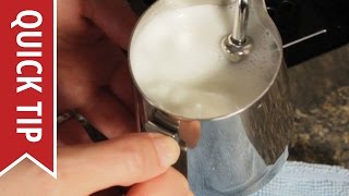 How to AutoFroth Milk for Lattes [upl. by Htims]