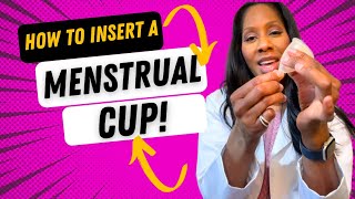 HOW TO INSERT A MENSTRUAL CUP A Doctor Explains [upl. by Sirod428]