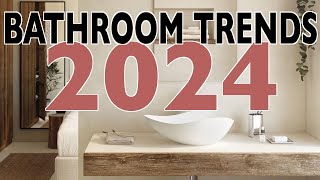 BATHROOM TRENDS 2024  Interior Design [upl. by Apicella792]