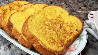 FRENCH TOAST  Easy French Toast Recipe  Cooking At Home [upl. by Engedi]