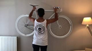 DIY Colgador para bicicleta en madera  bicycle wood support [upl. by Kcira]