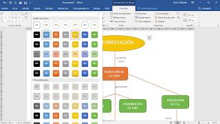 CÓMO HACER UN MAPA CONCEPTUAL EN WORD [upl. by Halbert232]