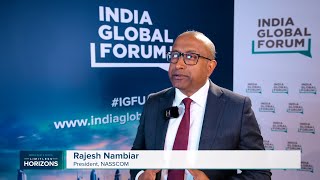 Rajesh Nambiar NASSCOM at IGF MEampA 2024 [upl. by Keldon488]