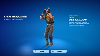 HOW TO GET GET GRIDDY EMOTE IN FORTNITE [upl. by Atnauq]