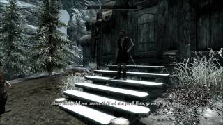 How to get a companion in Skyrim fast walkthrough [upl. by Maiah]