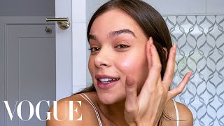 Hailee Steinfeld’s Guide to Glowing Skin and Easy Everyday Makeup  Beauty Secrets  Vogue [upl. by Ev]