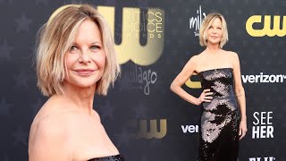 Meg Ryan Makes RARE Red Carpet Appearance at Critics Choice Awards [upl. by Ak]