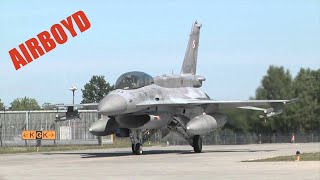 F16s At Łask Air Base [upl. by Ttennaj]