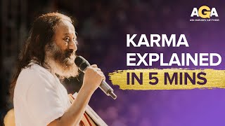 What Is Karma amp How Does It Work  Gurudev Sri Sri Ravi Shankar [upl. by Elauqsap546]