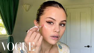 Selena Gomezs Guide to the Perfect Cat Eye  Beauty Secrets  Vogue [upl. by Janessa597]