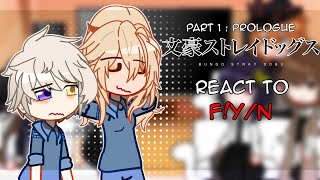 BSD react to FYN as Power  Part 1  Prologue  Read desc [upl. by Van]