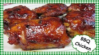 How to Make Easy BBQ Chicken in the Oven  Basic Barbecue Chicken Recipe [upl. by Raphael693]