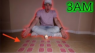 SCARY THE CARD GAME RITUAL GONE WRONG AT 3AM CHALLENGE [upl. by Calabresi]