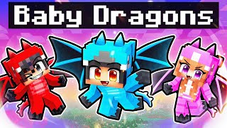 We Turned Into BABY DRAGONS In Minecraft [upl. by Emily]