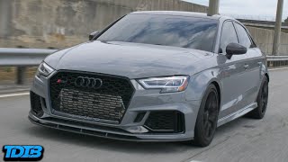 800HP Audi RS3 Review A GTRs Worst Nightmare [upl. by Imoan]