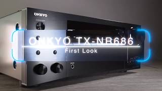 First Look at the Onkyo TXNR686 [upl. by Lienahs615]