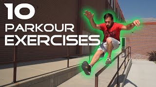 10 BEGINNER PARKOUR EXERCISES  Practical Fitness [upl. by Sabas]