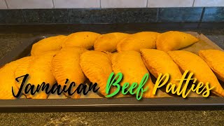 How To Make Jamaican Beef Patties  StaceyB kitchen [upl. by Issirk]