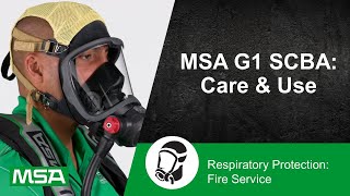 MSA G1 SCBA Care amp Use [upl. by Pasadis]