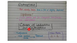 Leukoplakia And Erythroplakia [upl. by Eelaras]