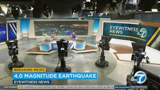 Flurry of earthquakes including 40 magnitude temblor rattles Southern California  ABC7 [upl. by Anitsugua64]