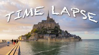 Mont Saint Michel  Tide in TimeLapse HD [upl. by Hakilam352]