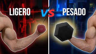 LEVANTAR LIGERO VS PESADO  ¿QUÉ ES MEJOR SEGÚN LA CIENCIA [upl. by Arema]