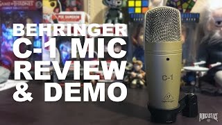 Behringer C1 Condenser Mic Review  Test [upl. by Aihsoek118]